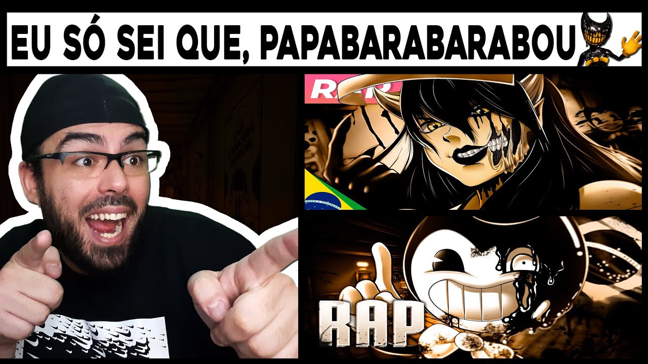 REACT - Rap da Alice Angel (BATIM) - PERFEITA DE NOVO / Rap do Bendy - O DEMÔNIO DE TINTA