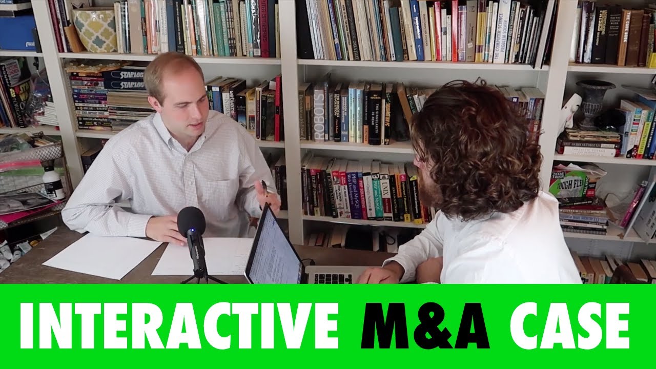 Full Interactive Consulting Interview Case (M&A) | Case Interview Prep - 