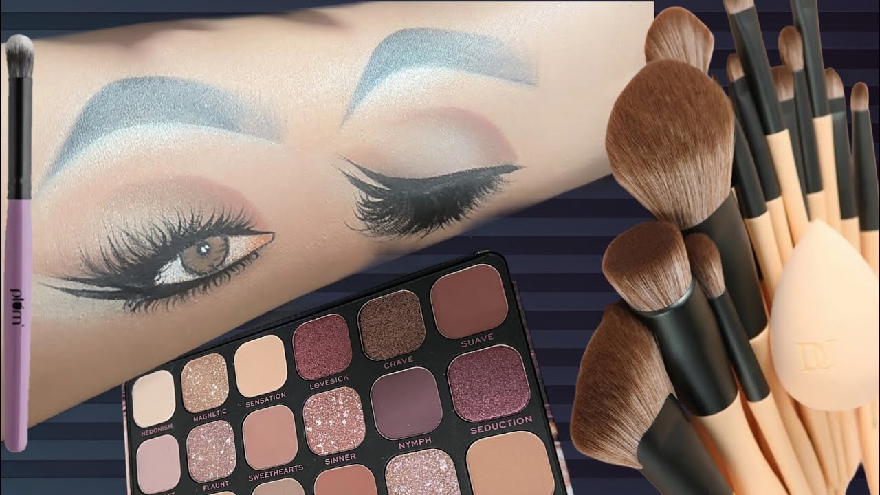 Eye makeup करने का आसान तरीका || Eyeshadow practice on hand || step by step eye makeup tutorial 🥰🥰