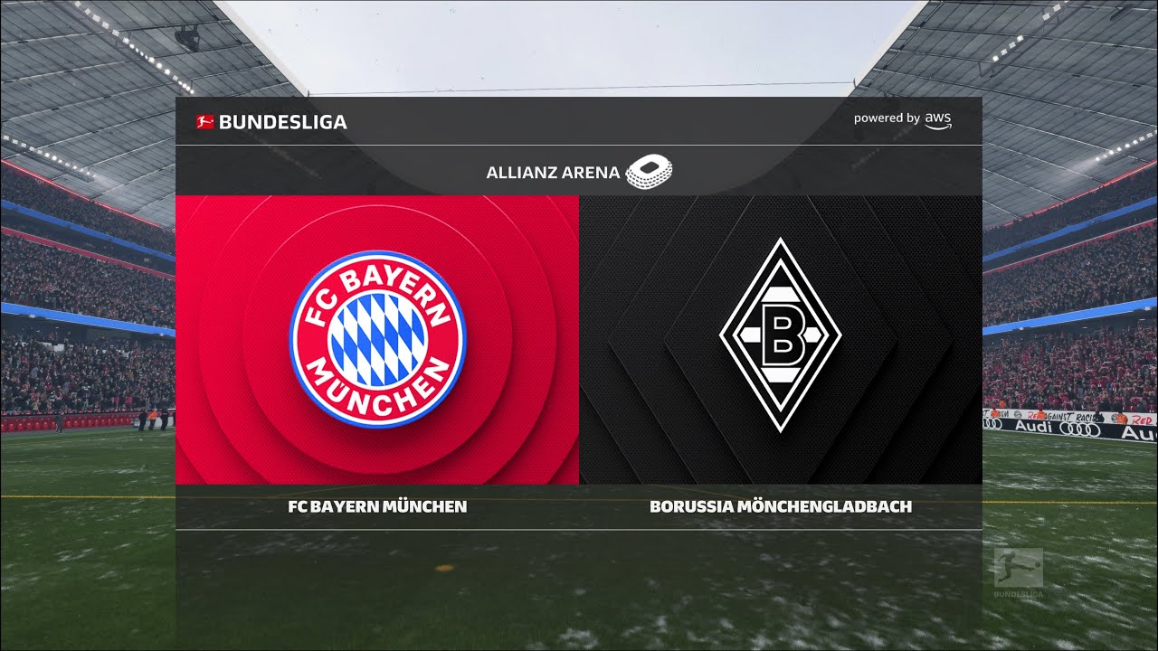 Bundesliga | Bayern München vs Borussia Mönchengladbach | Allianz Arena | EAFC 26 | PS5 UHD 60FPS