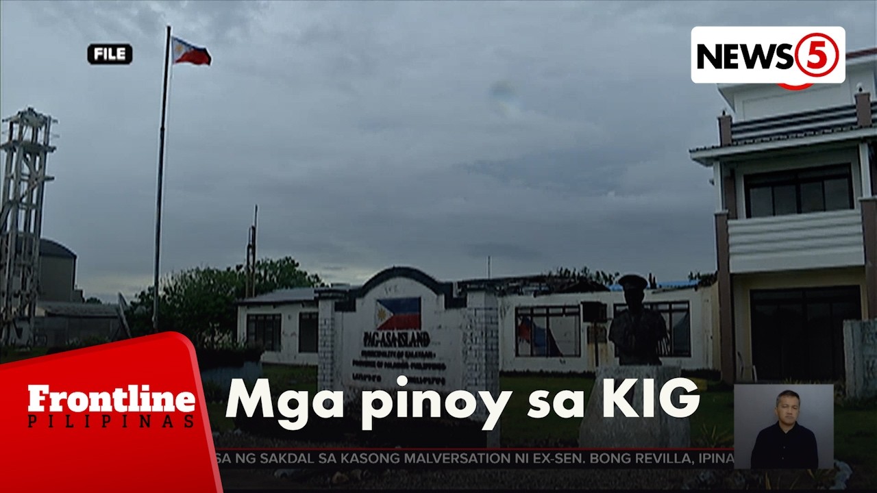 Daan-daang residente, naninirahan sa Pag-asa Island na bahagi ng Kalayaan Island Group