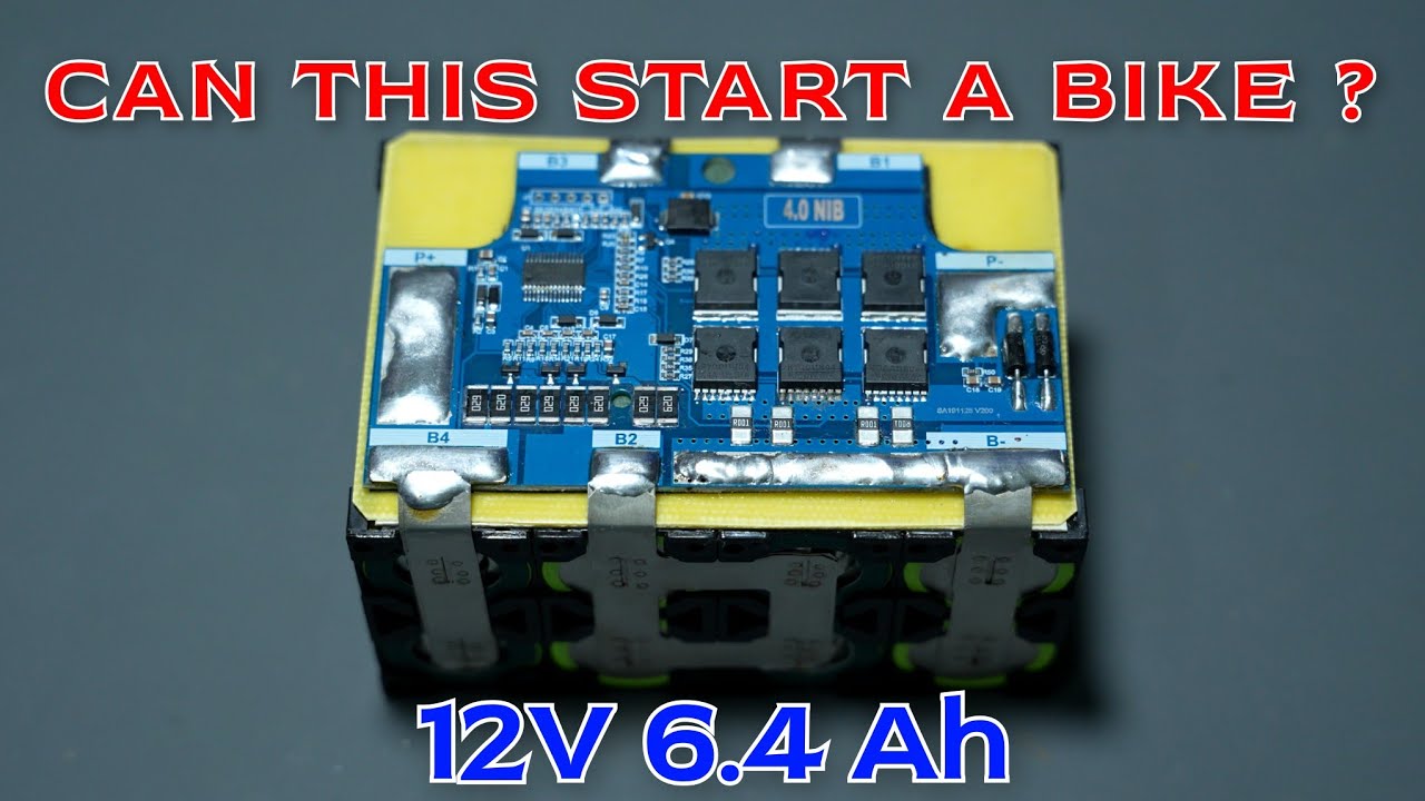 Build an 12V 6.4Ah Battery Pack | 26700 45A Sodium-ion cell, 960A BMS Insane Power Build