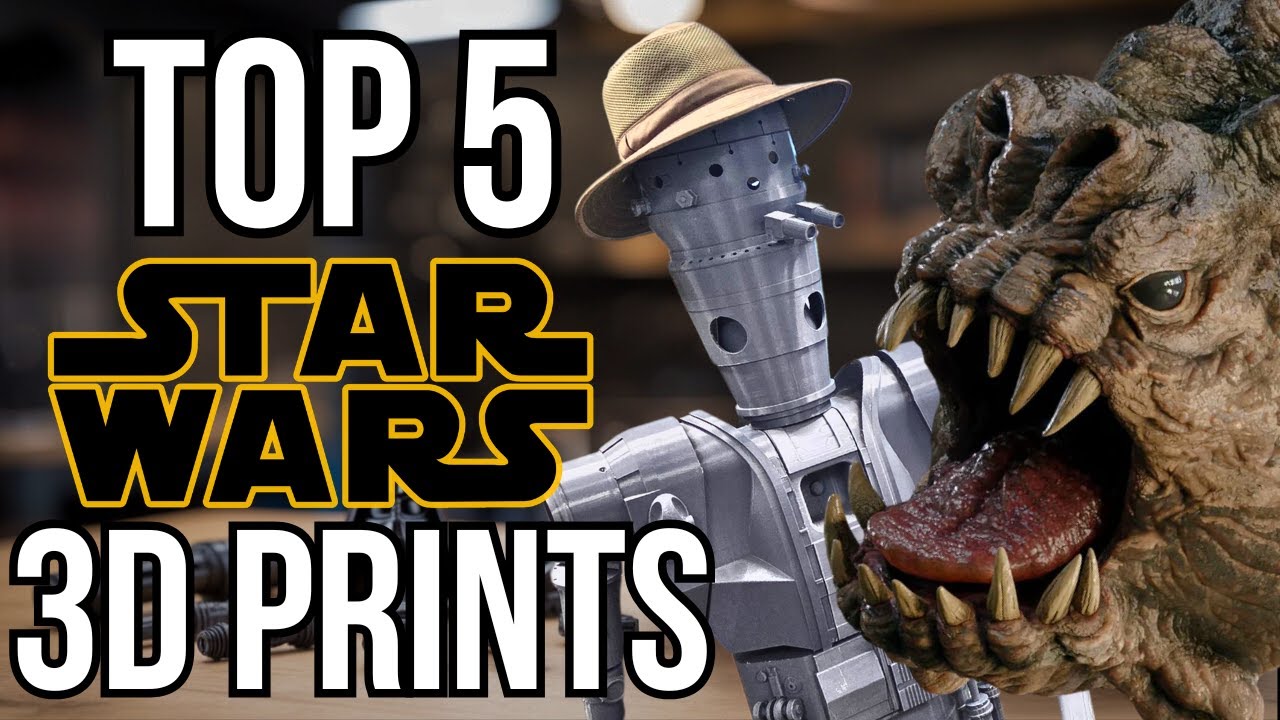 Top 5 Coolest Star Wars 3D Prints You NEED to See!