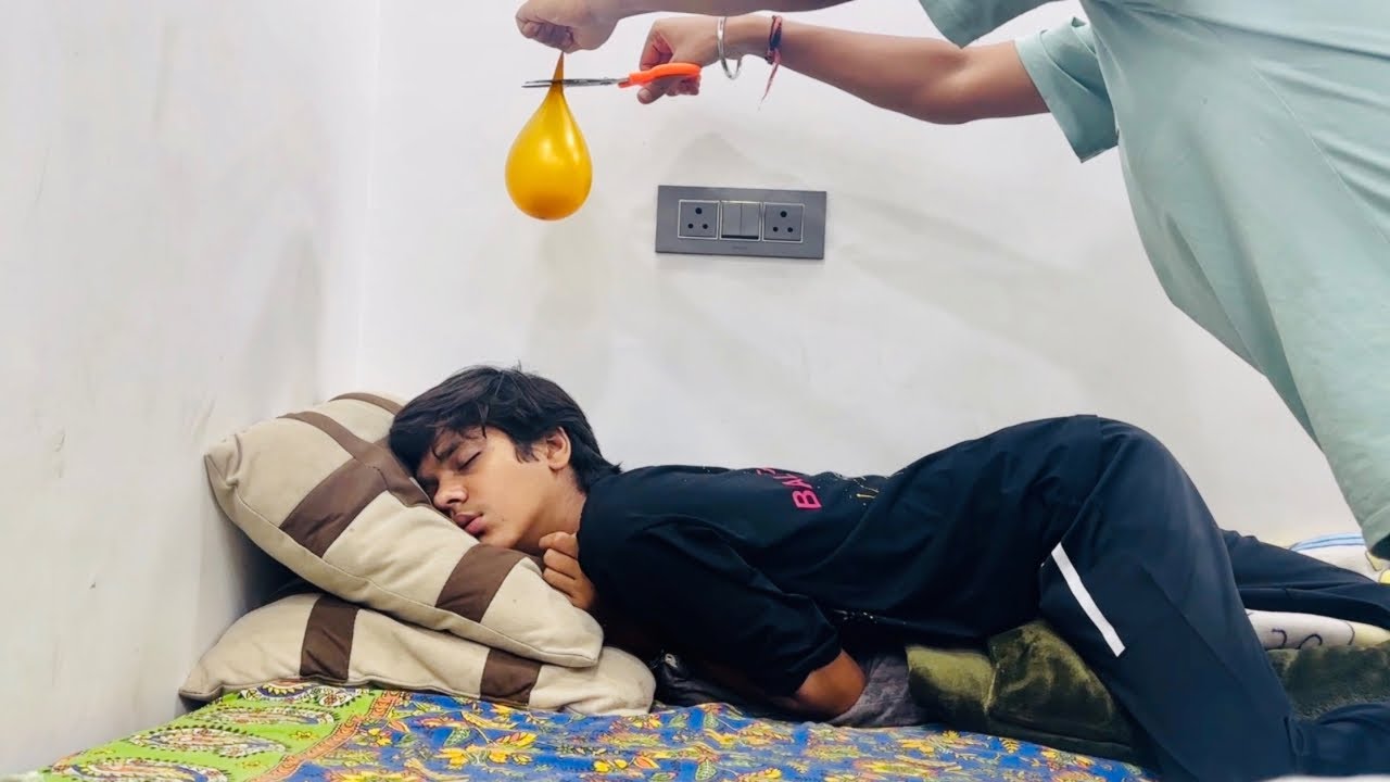 Water Balloon Pranks On Nishant 😂