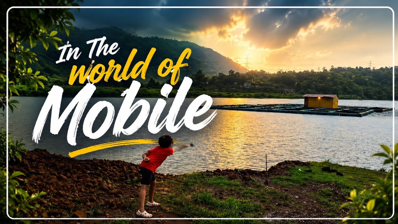 Baap - Lek Enjoying Nature ❤️ | In The world of Mobile #baaplek #nature #90s #90sgames #lonavala 