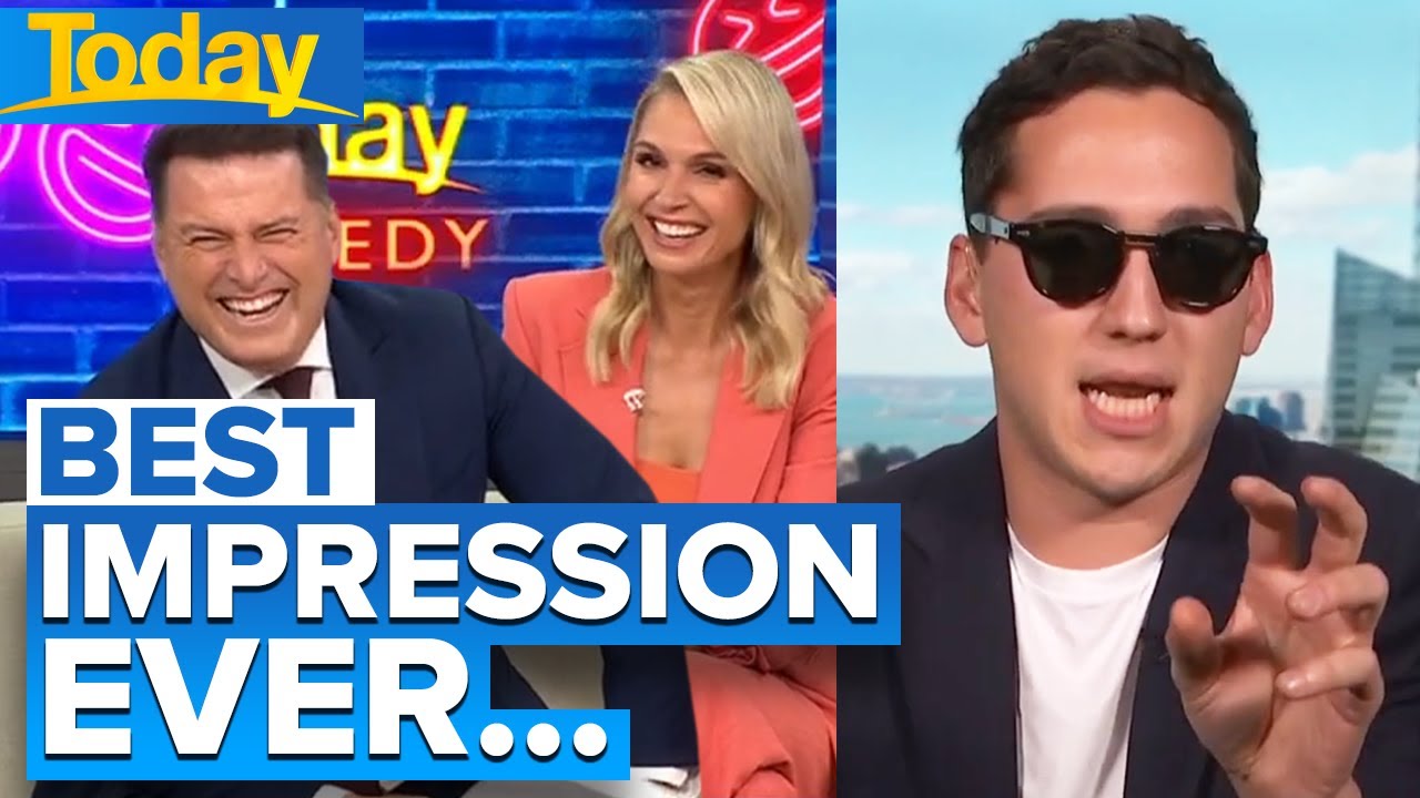 Absolutely hilarious Jeff Goldblum impersonation | Today Show Australia