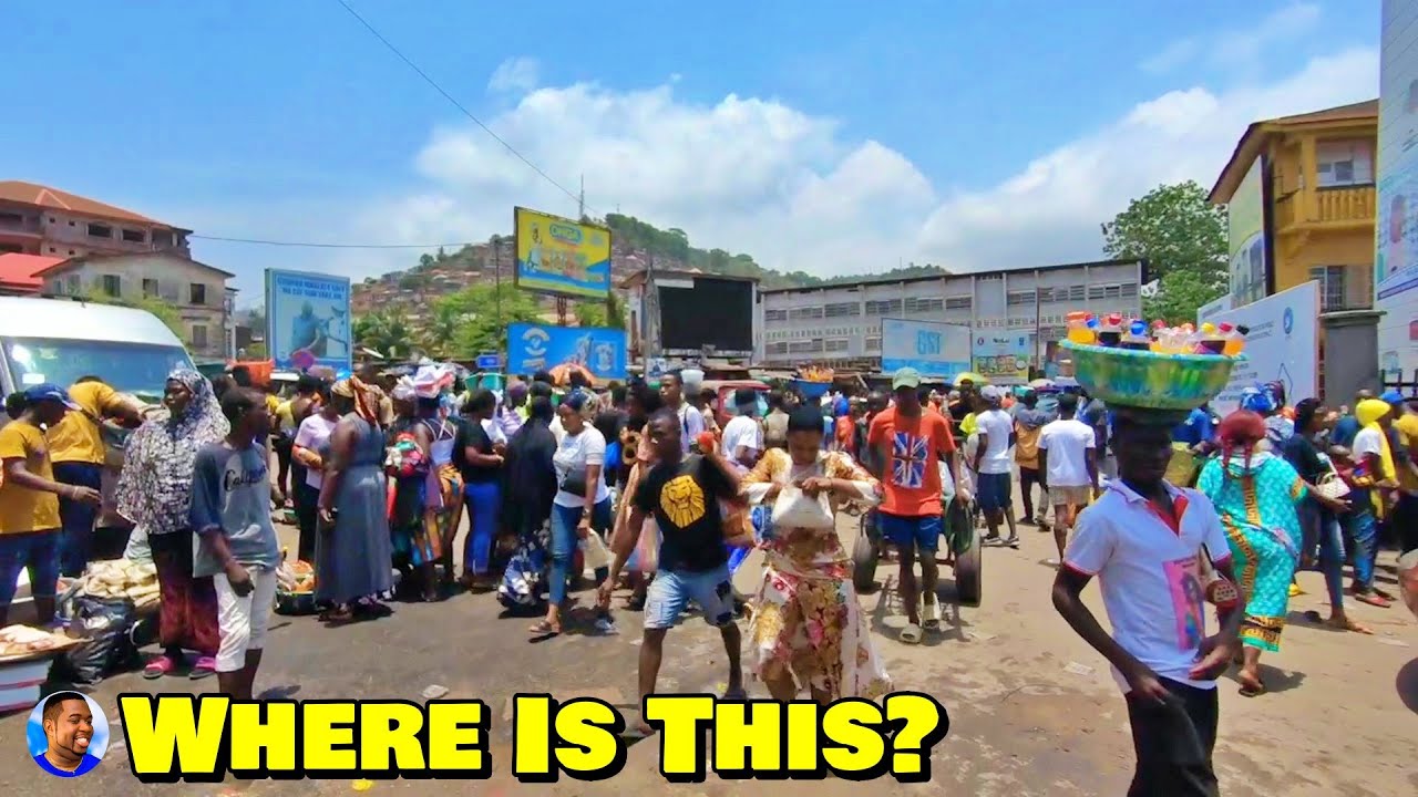 Where Can You Find This Congested Area In Freetown? 🇸🇱 - VLog 2023 - Explore With Triple-A