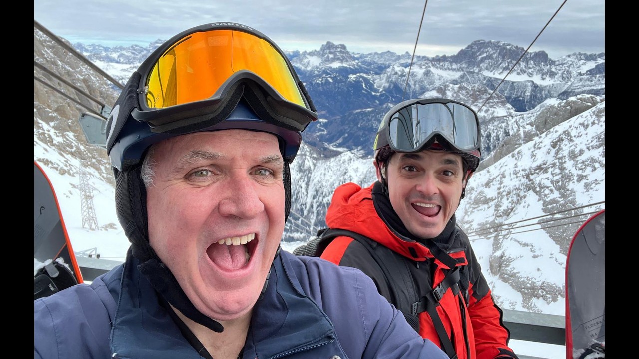 Skiing in Corvara, Italy (2025)