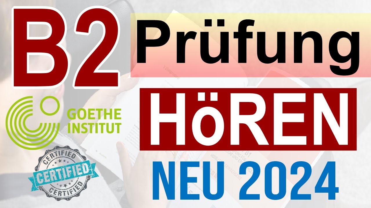 Projekt neu B2 | Goethe Zertifikat B2 hören | Hörverstehen B2 mitLösungen am Ende #learning #2024
