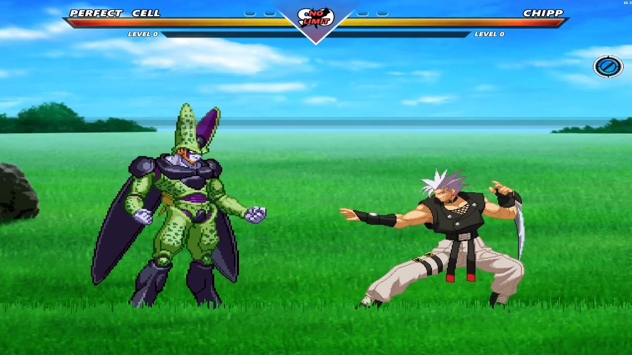 [ANIME BATTLE MUGEN] Perfect Cell vs Chip | DRAGON BALL vs GUILTY GEAR