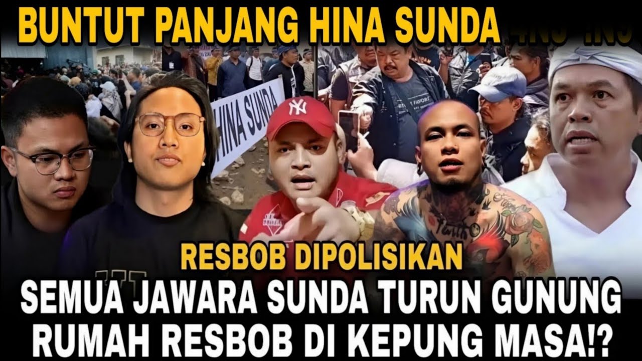 PENGHINA SUKU SUNDA 4NJ! N9 AKHIRNYA DIPOLISIKAN!! KDM GERAM LIAT INI, RUMAH RESBOB DI KEPUNG MASA