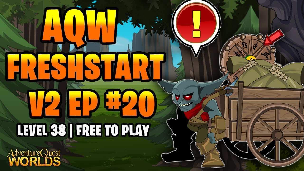 AQW Freshstart V2 F2P Episode 20 - MORE NULGATH FARMING!!