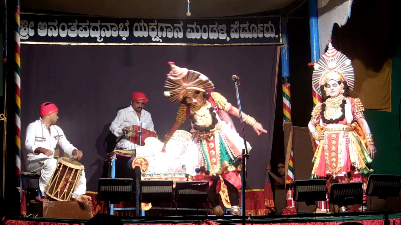 Yakshagana 2017-Noda banniri-Sri Jansale - Sanmay bhat as balaraama , sri kadbal as Krishna