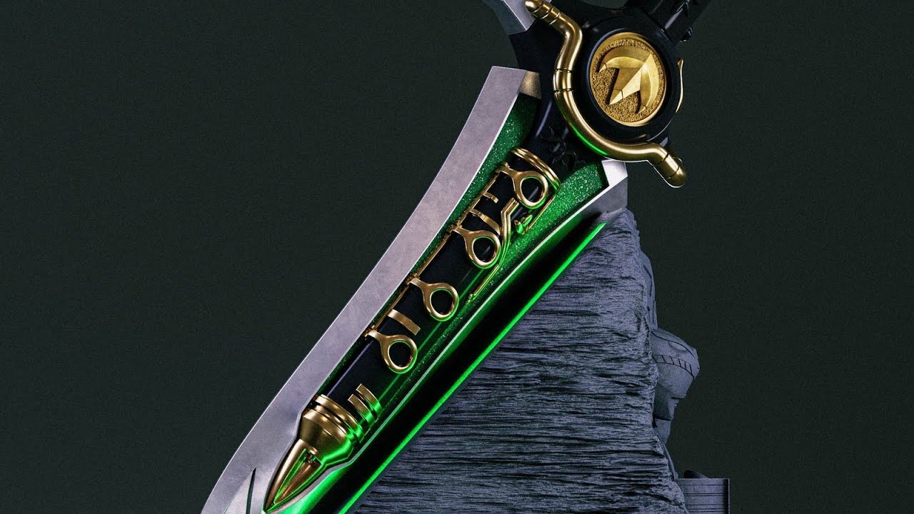 MyHero Studios MMPR Dragon Dagger Full Metal Replica Unboxing