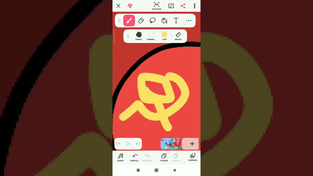 Drawing europe 1936 map countries part 1 (USSR) #shorts #flipaclip #mapping #countryballs