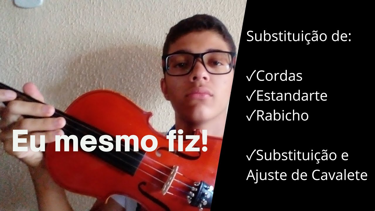 Substituição de Cordas, Estandarte e Rabicho (nylon) | Substituição e Ajuste de Cavalete