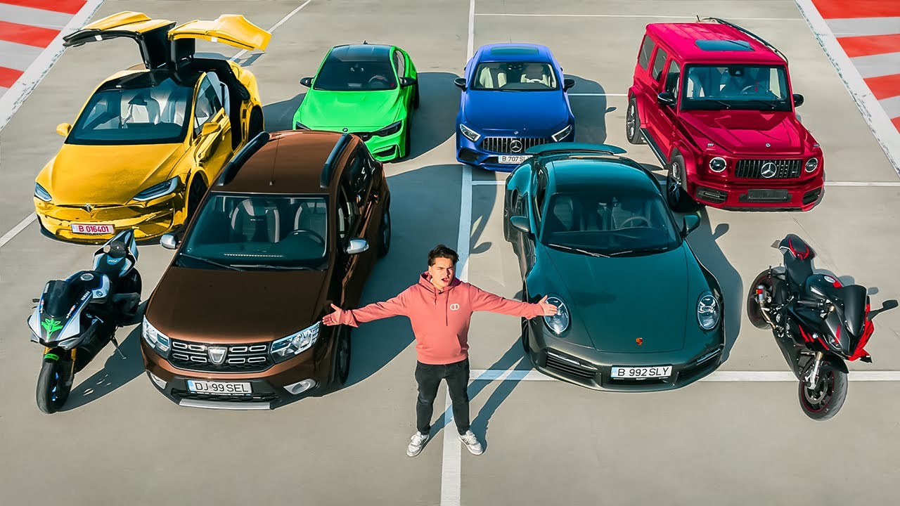 PORSCHE 911 TURBO S vs. TESLA PLAID (1000HP) vs. G63 AMG vs. M4 COMPETITION