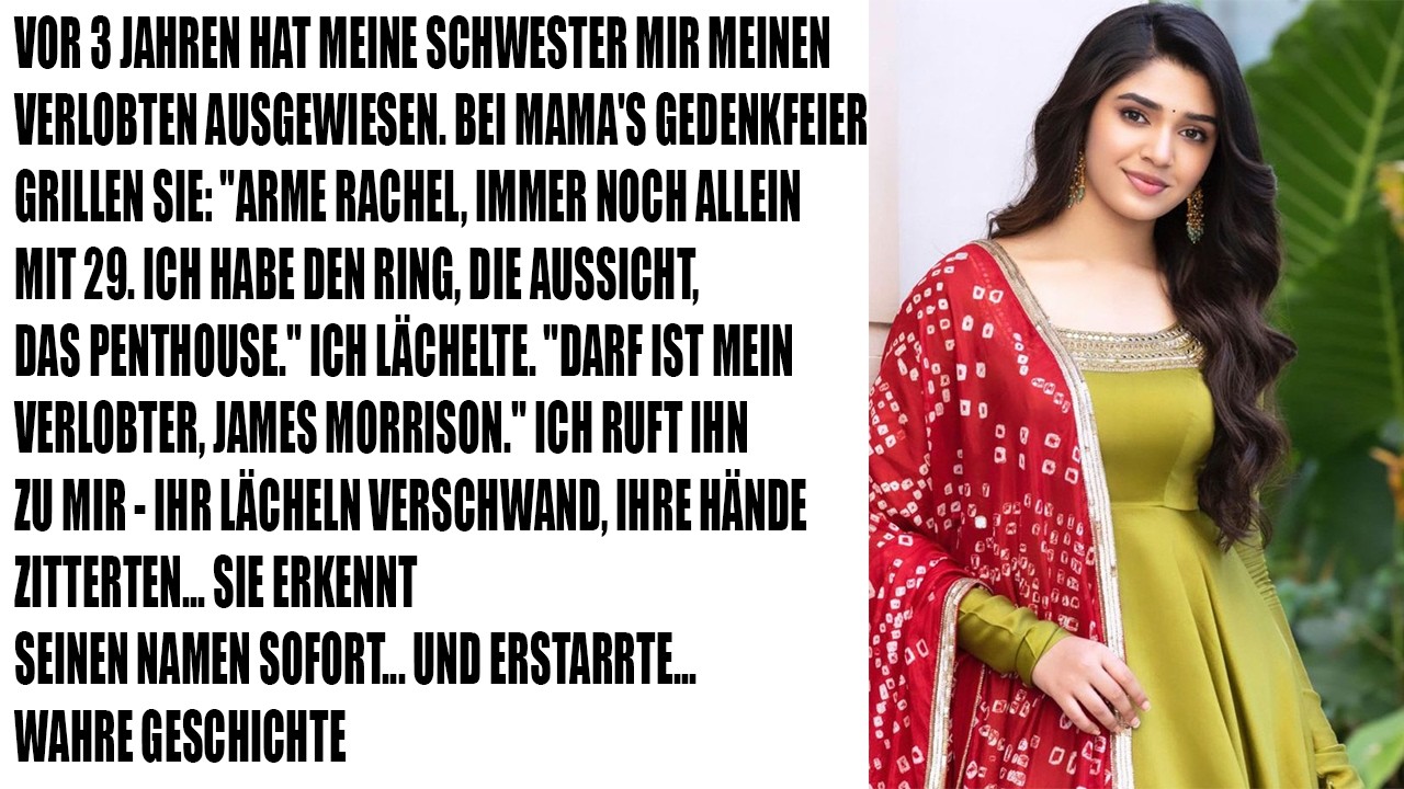 Meine Schwester stahl meinen Verlobten—doch erstarrte, als sie meinen Ehemann sah