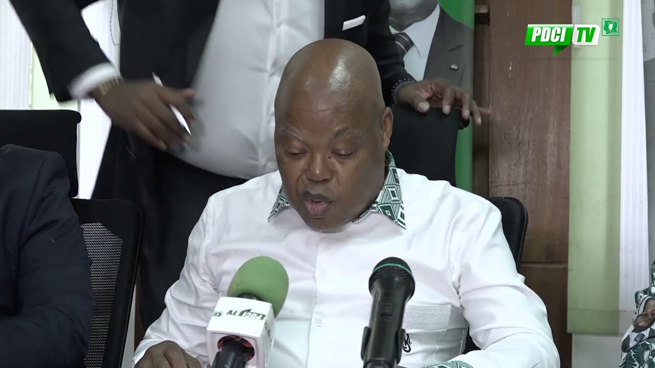 PDCI-RDA:CONFÉRENCE DE PRESSE:DOHO SIMON PORTE-PAROLE ADJOINT DU PDCI DÉPEINT LES DÉRIVES DU POUVOIR