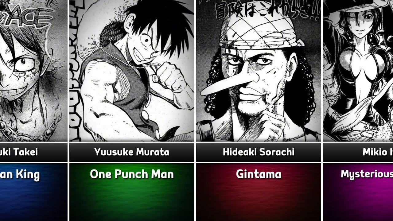 Mangakas Who Drew One Piece in their Style