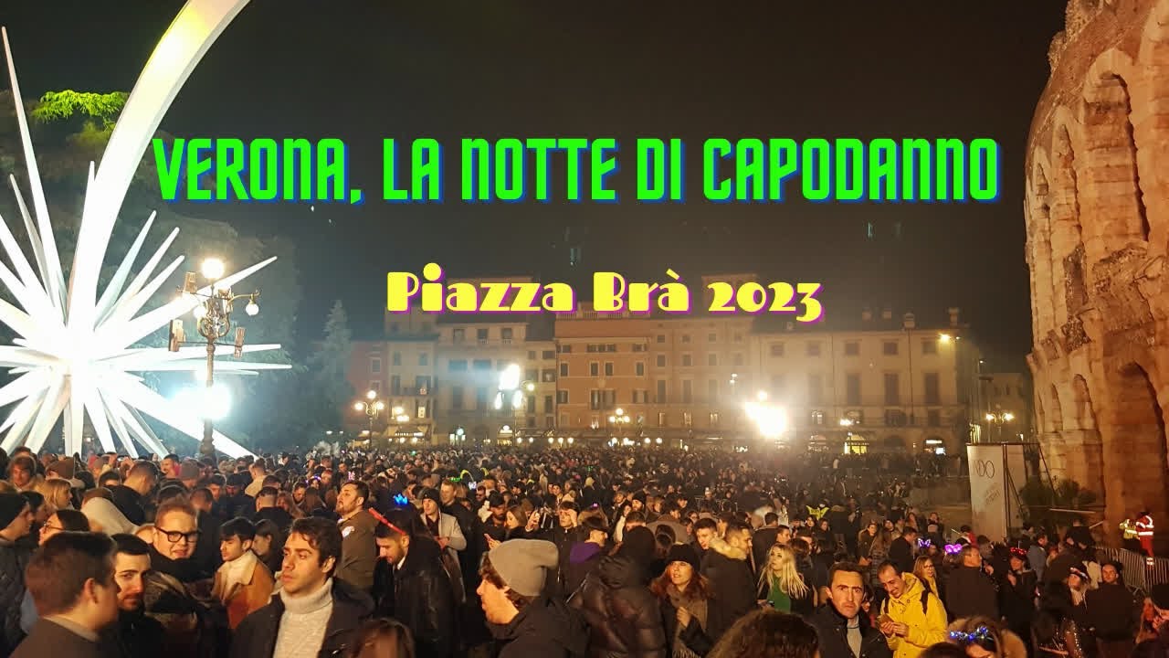 Capodanno In piazza Brà  Verona  2023.