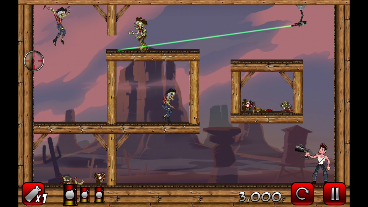 Stupid Zombies 2 - Wild West - Level 29