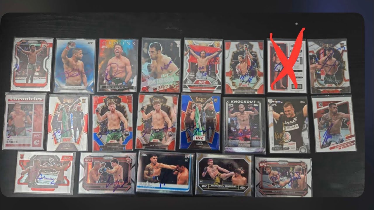 LIFE AFTER 5,000 UFC AUTOGRAPHS - NEW MEGA TRADE! 20 UFC ON CARD AUTOS