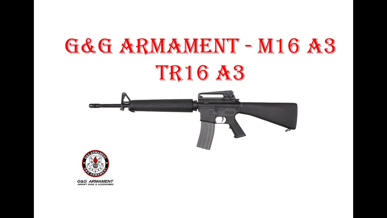 [ОБЗОР] G&G ARMAMENT - M16A3 TR16 A3 AEG airsoft (страйкбол)