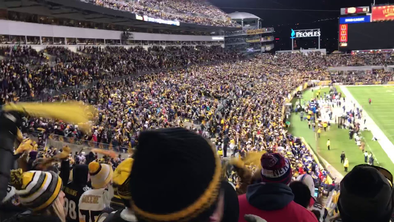 Steelers vs. Patriots “Renegade” 2 minutes left in game CRAZY LOUD!