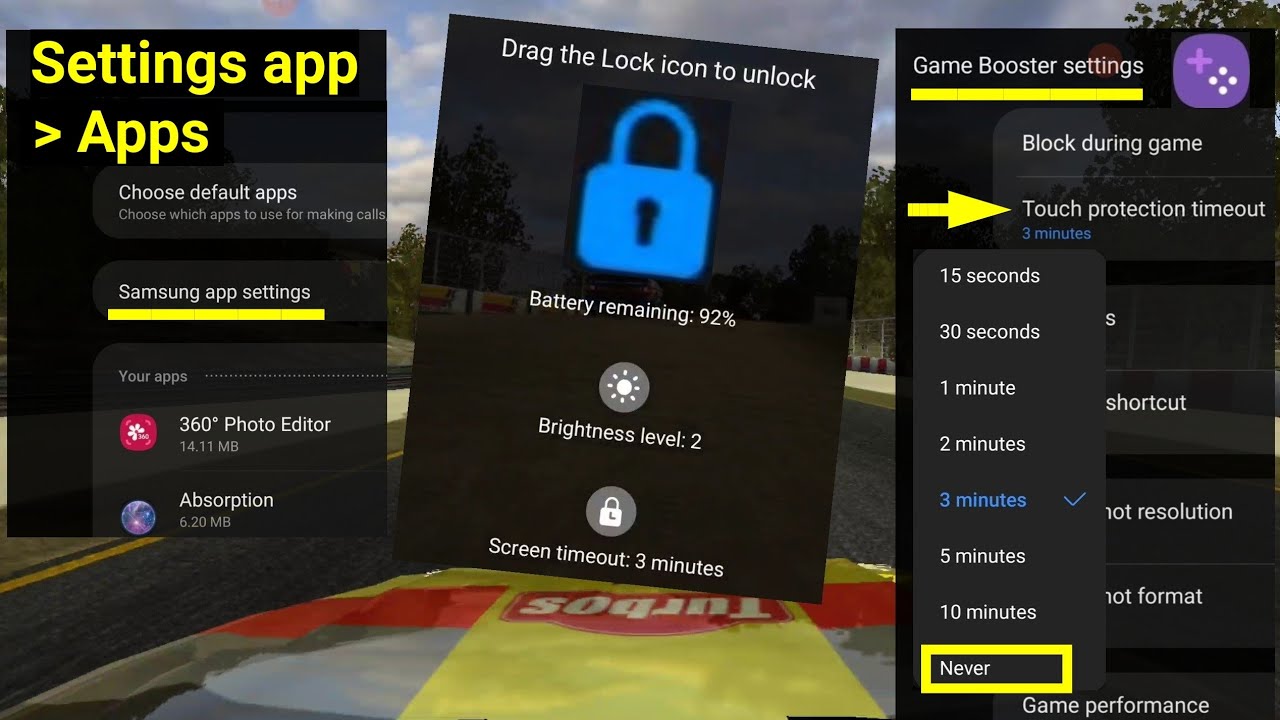 Drag the Lock icon to unlock - BETTER METHOD of Adjusting