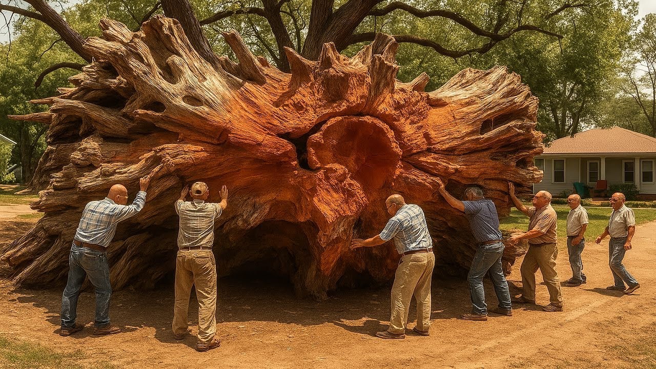 Believe It or Not: Transforming a Forgotten Tree Stump into Stunning Garden Furniture
