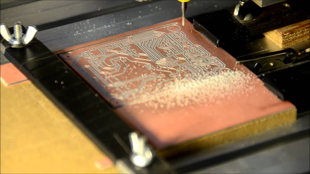 CNC Isolation Routing PCB with Through Hole Plating