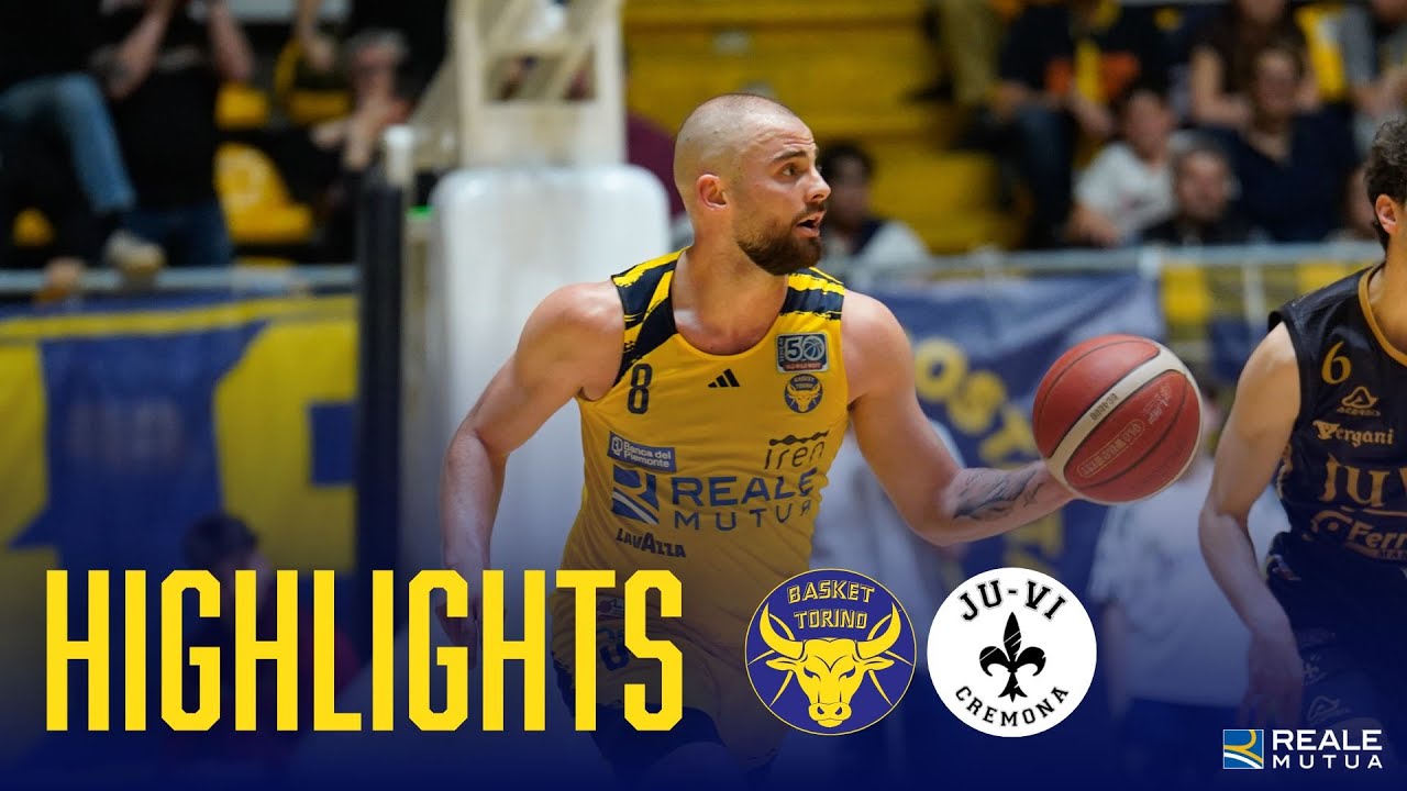 Highlights: Reale Mutua Torino - Ferraroni Juvi Cremona 88-84 | Regular Season | 34^ Giornata
