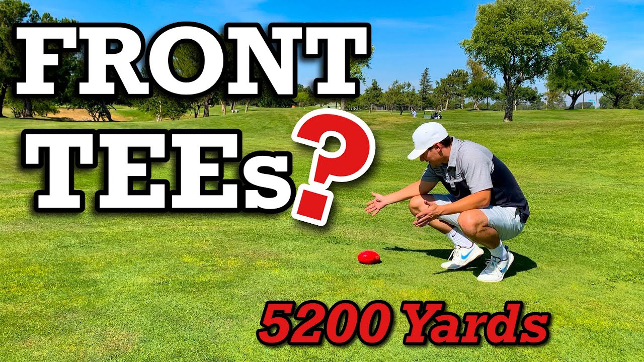 ИГРА С ПЕРЕДНИХ ТИС | Насколько низко Райан может бросать? @ Micke Grove Golf Links