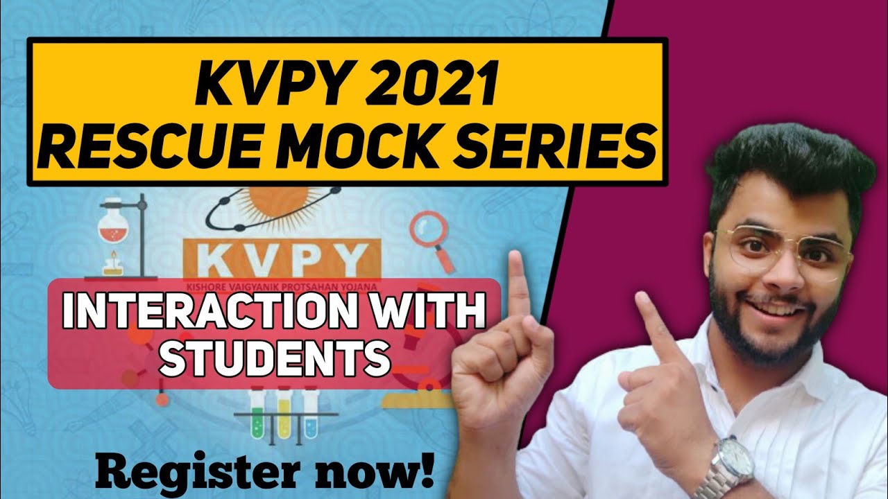 KVPY 2021 SX/SB Rescue Mock Test Series THE BEST🔥 How to Prepare for KVPY 2021? IISc❤️