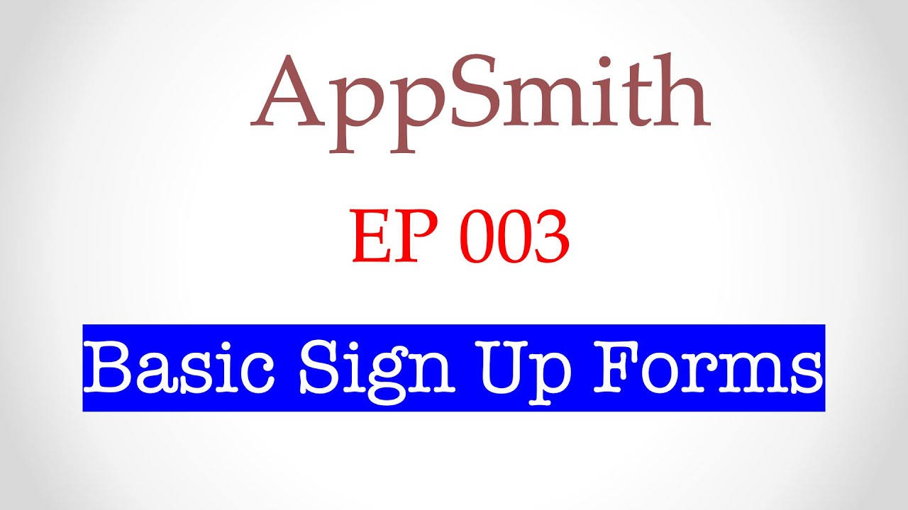 Appsmith & PocketBase: The ULTIMATE Low-Code Signup Form Guide (Fix API Errors!) Ep. 3