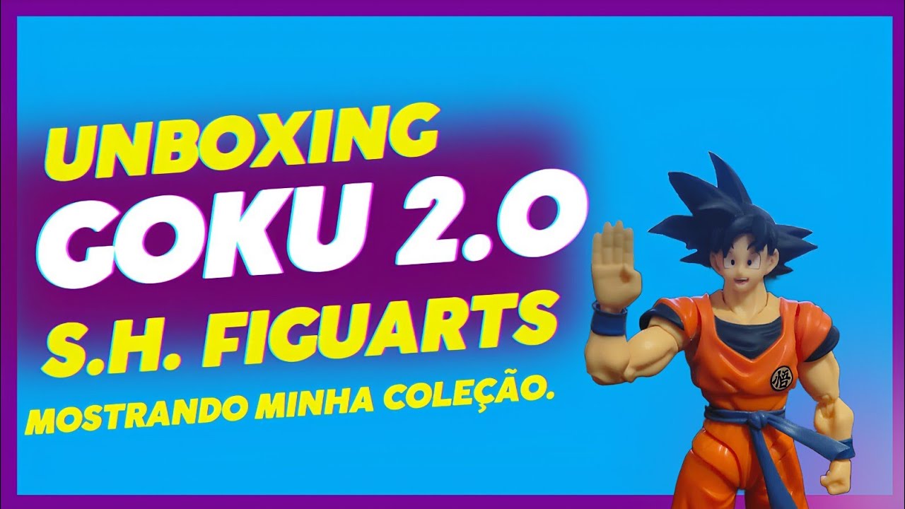 Unboxing Goku 2.0 Sh figuarts e mostrando minha pequena coleção.
