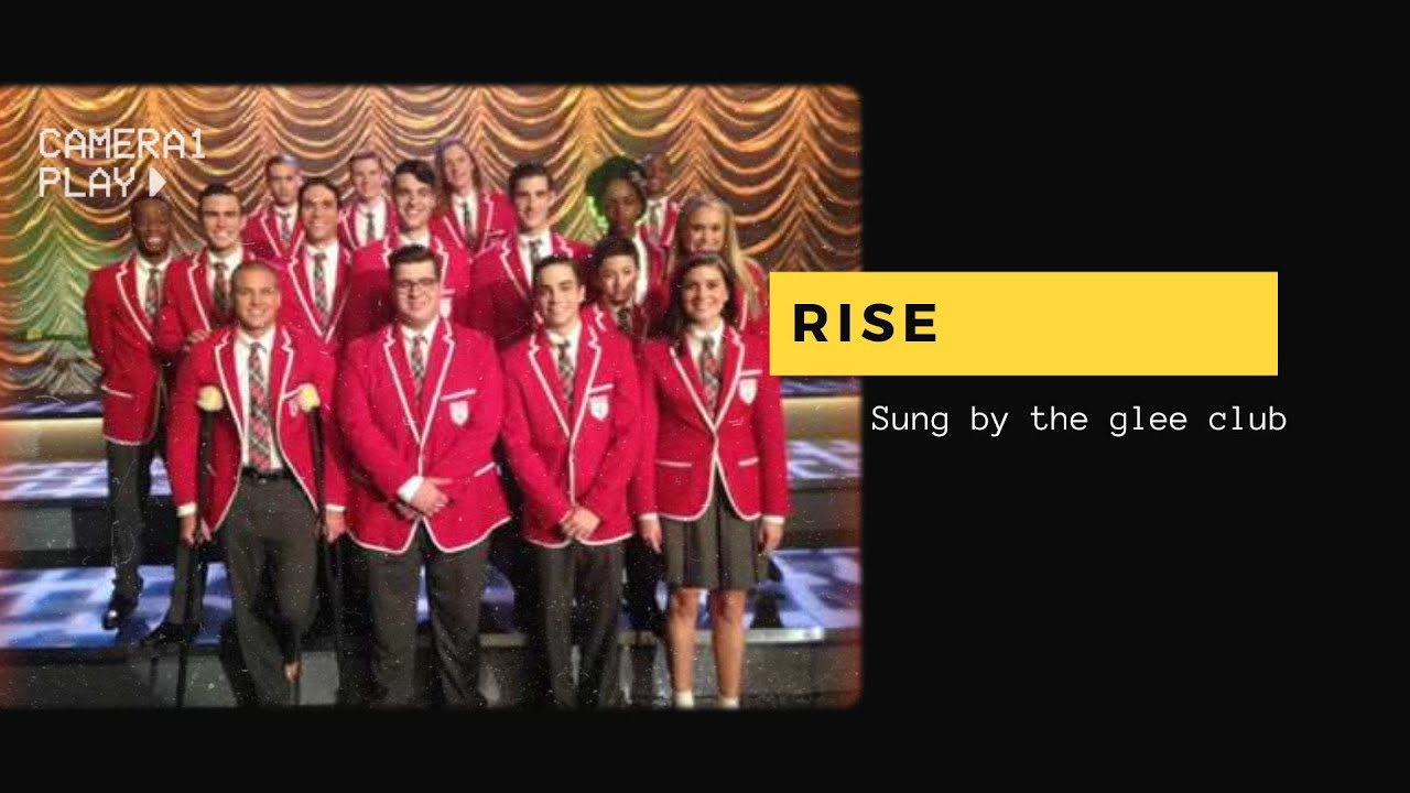 Glee - Rise (Lyrics)