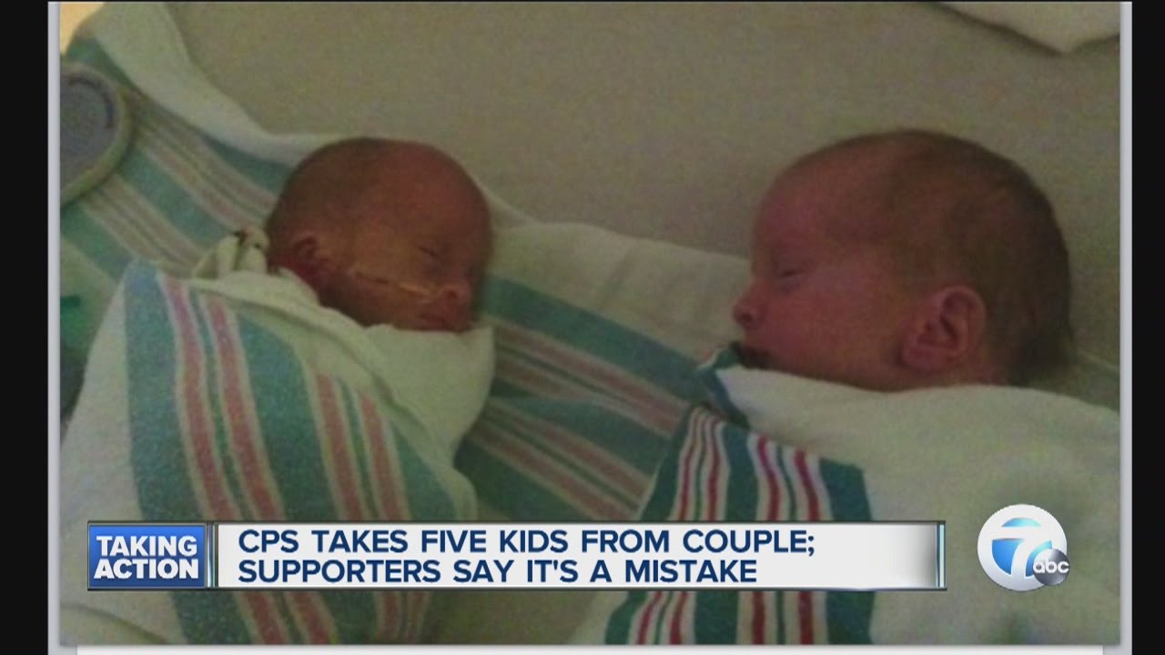 CPS takes five kids from couple; supporters say it's a mistake