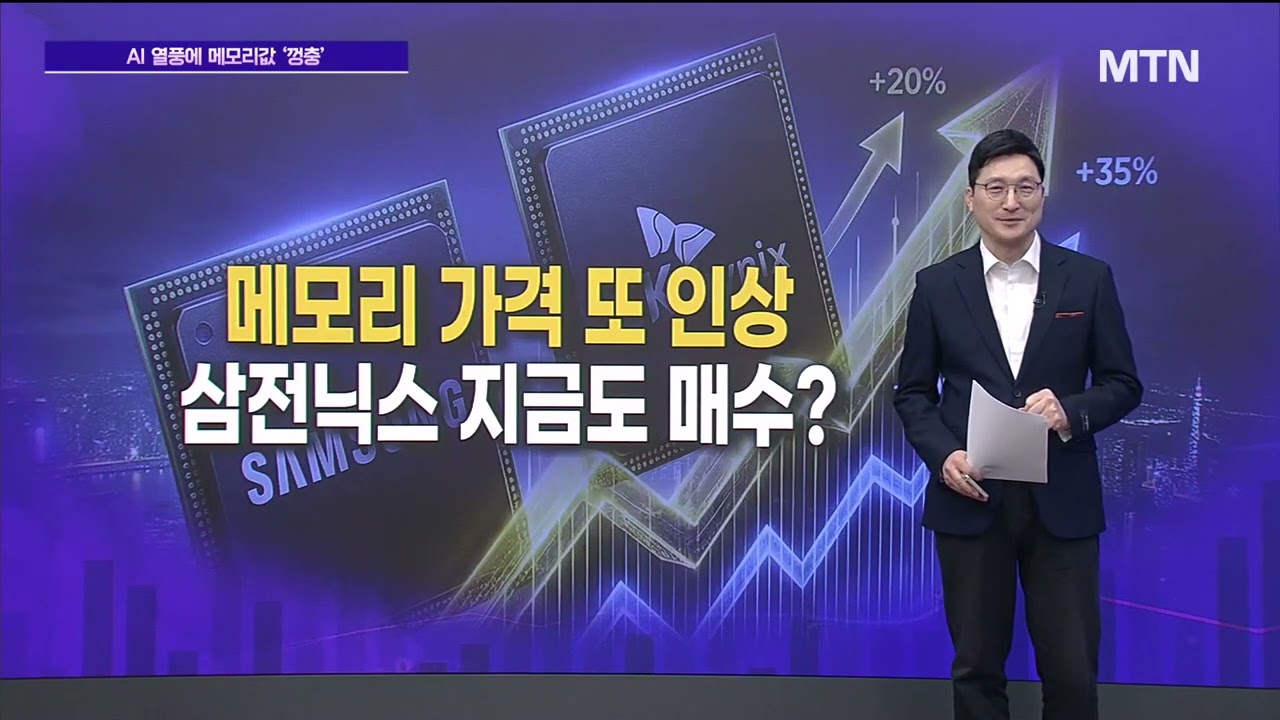 [메가사이클] 메모리 가격 또 인상…삼전닉스 지금도 매수?