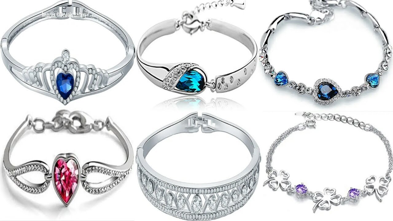 Most beautiful fashion platinum silver plated bracelet from amazon//amazon bracelet designs