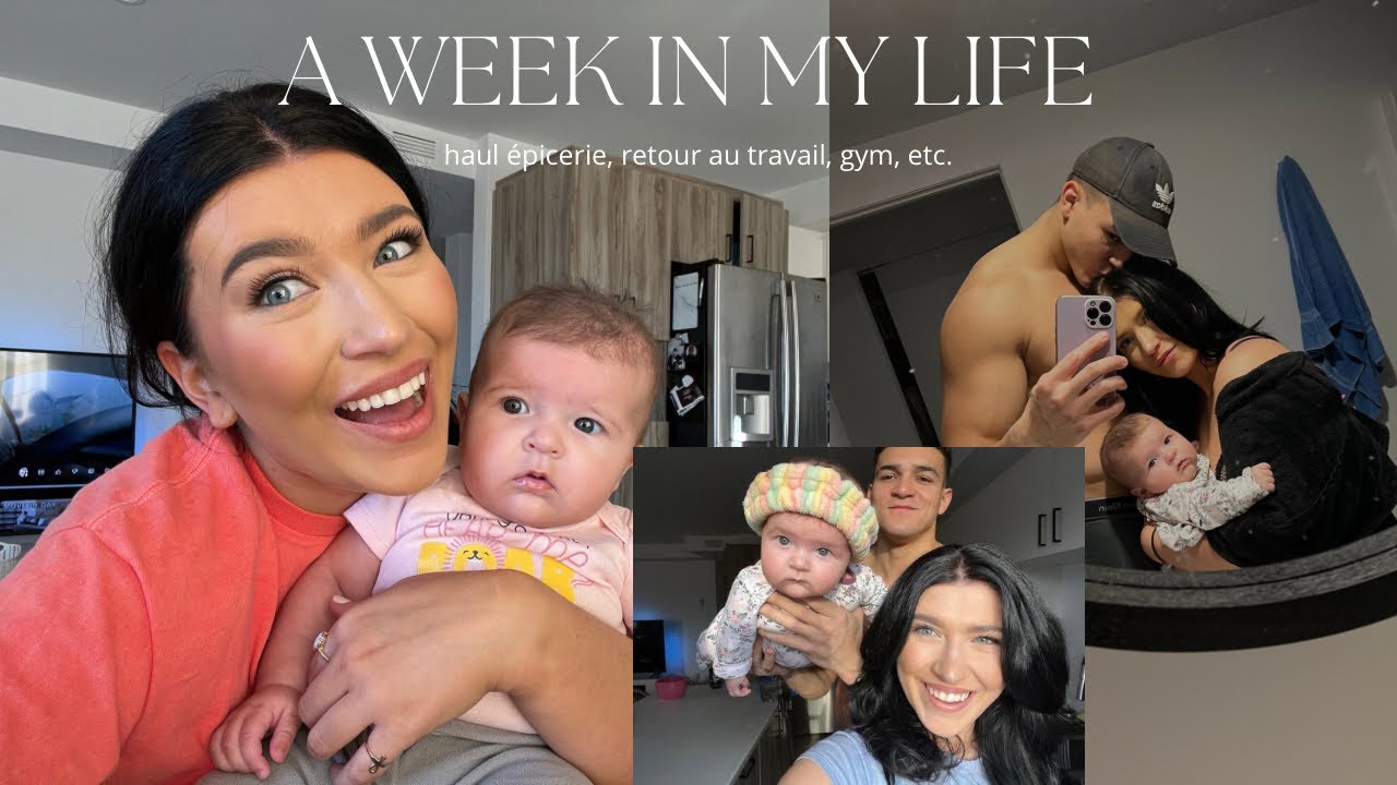 WEEKLY VLOG | Haul épicerie, gym, soirée en amoureux, retour au travail, etc.