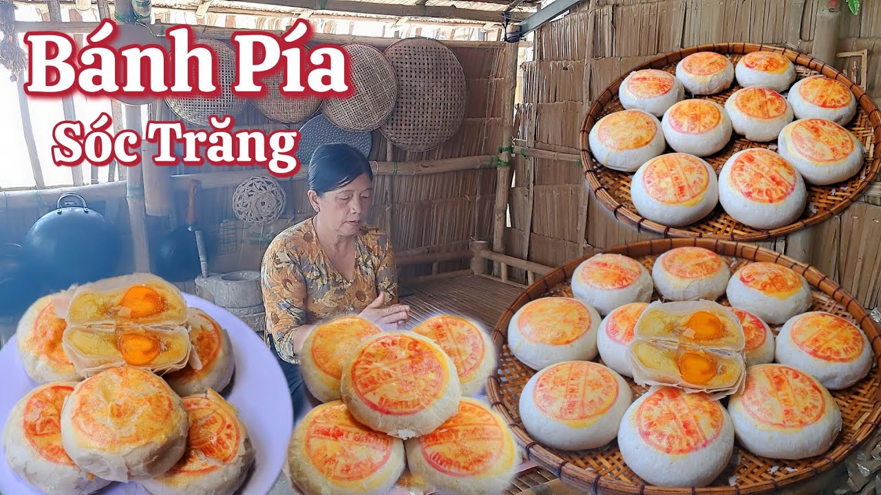 Làm Bánh Pía nhân đậu xanh sầu riêng trứng muối nhân dịp tết trung thu