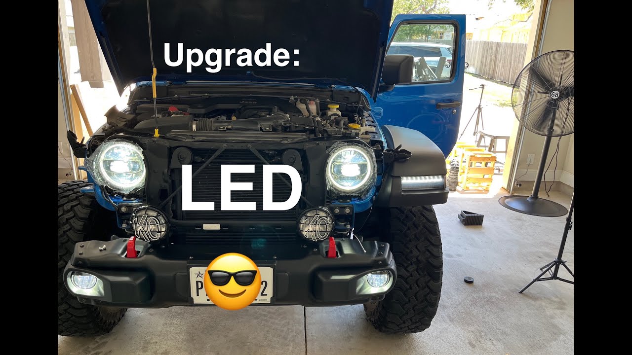 Jeep Gladiator LED Upgrade: DV8 Headlights and Morimoto XB Led Turn Signals and Side Markers