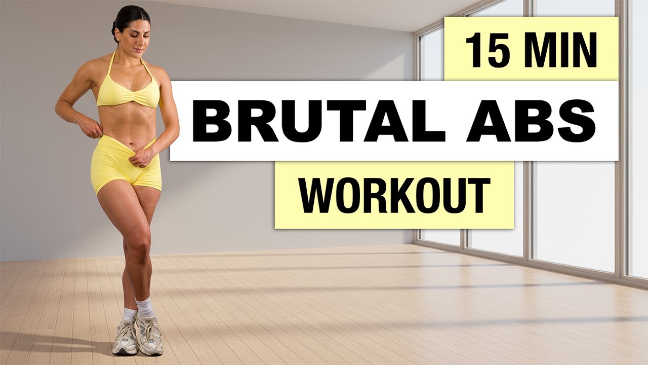THE CRUNCH 15 Min ABS Workout / No Equipment, No Repeat, Intense Ab Burn
