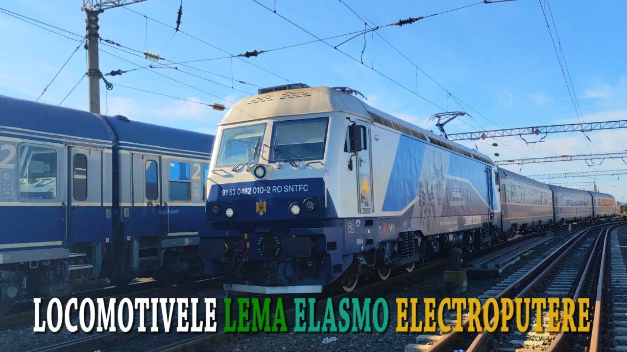 4K LOCOMOTIVELE  LEMA ELASMO ELECTROPUTERE - Old and New Electric Locomotives 