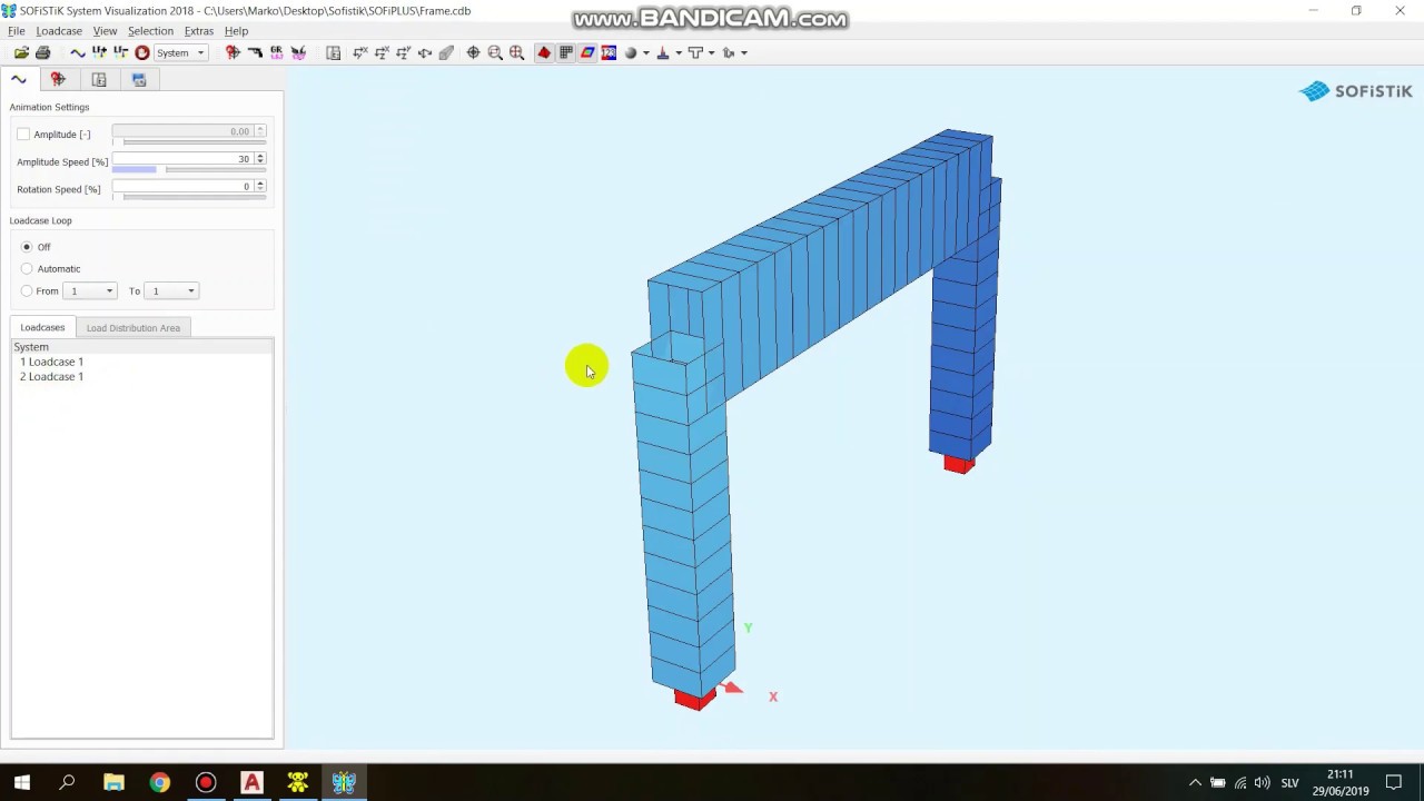 SOFiSTiK ll SOFiPLUS (-X) Beginners Tutorial: Frame