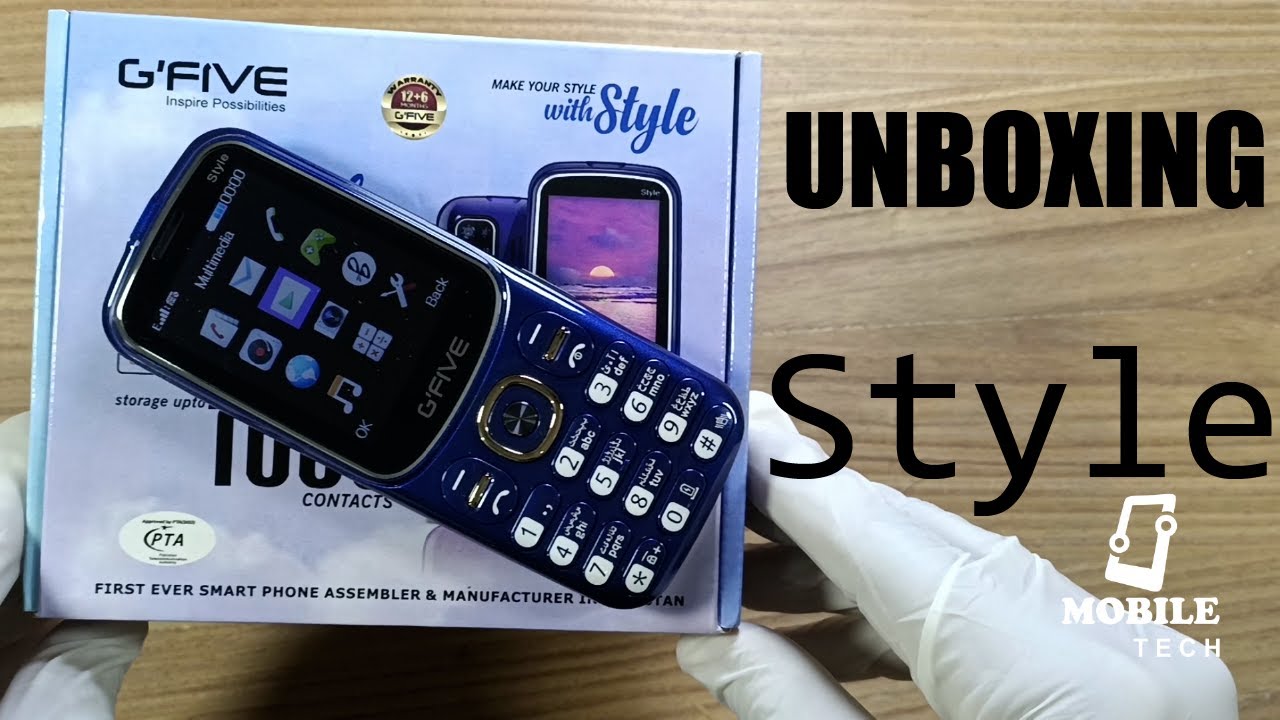 UNBOXING & REVIEW G FIVE STYLE  NEW MOBILE 2023 BIG DISPLAY BEAUTIFL DESIGN