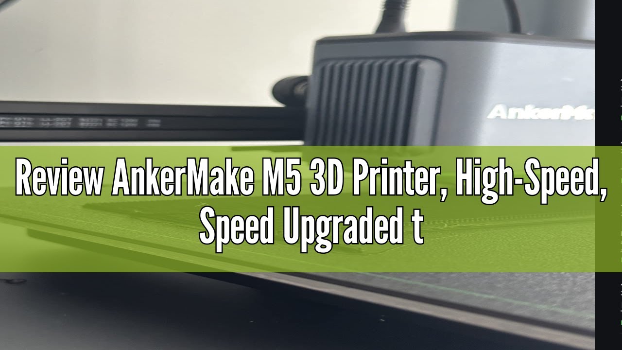 Review AnkerMake M5 3D Printer, High-Speed, Speed Upgraded to 500 mm/s, Fast Mode, Smooth Detail, Ea