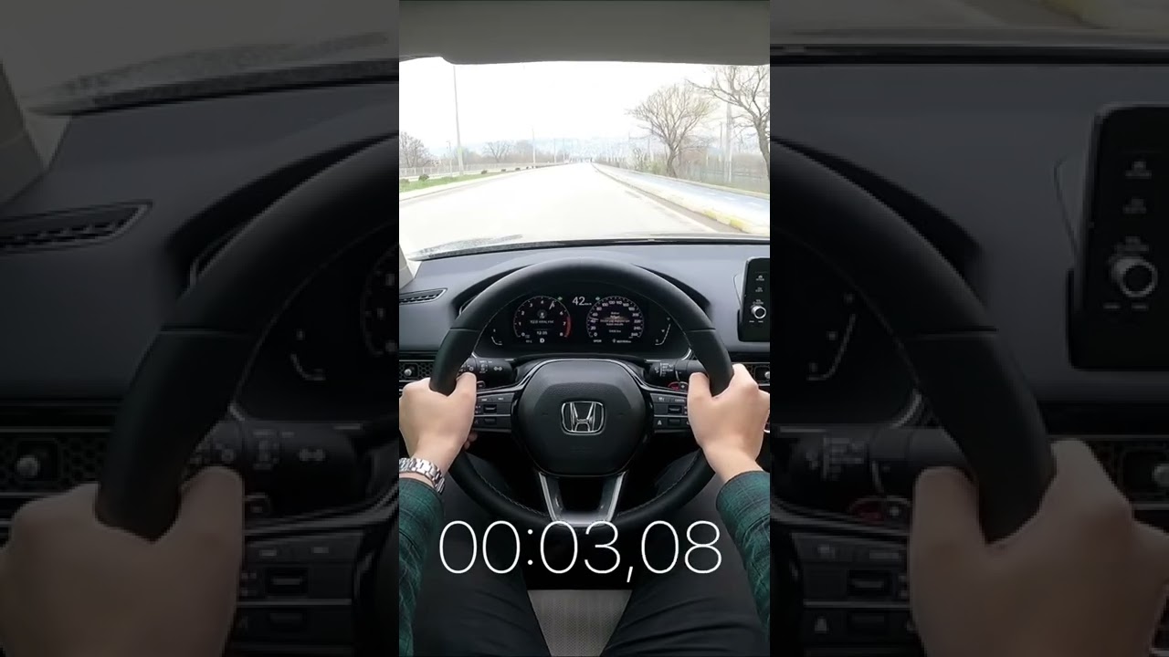 YENİ HONDA CİVİC 1.5L 182HP 0-100 KM/S ! #short #shorts